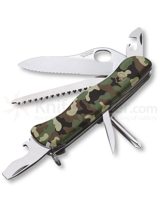 VICTORINOX multiuso - trailmaster onehand 111mm con bloccalama  camouflage mimetico lama parzialmente seghettata 