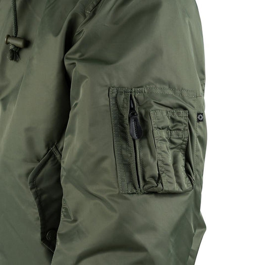 MA-1 Hooded Bomber Jacket VERDE 