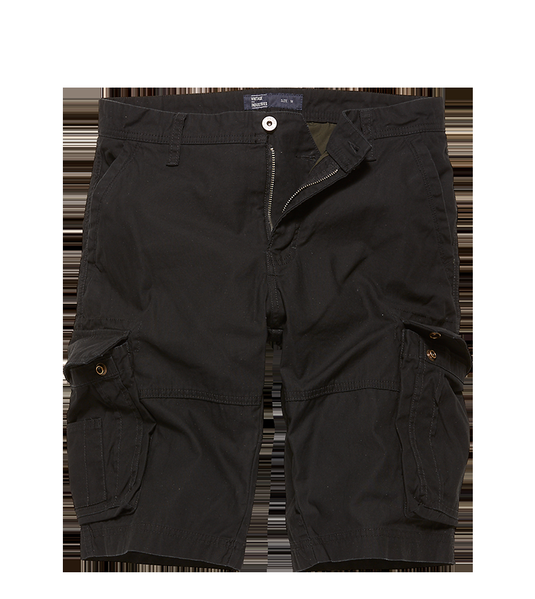 Bermuda cargo in cotone Nero 