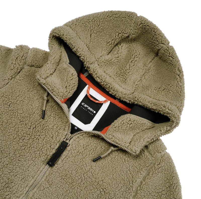 Load image into Gallery viewer, Agra giacca lunga donna in pile agnellato icepeak 
