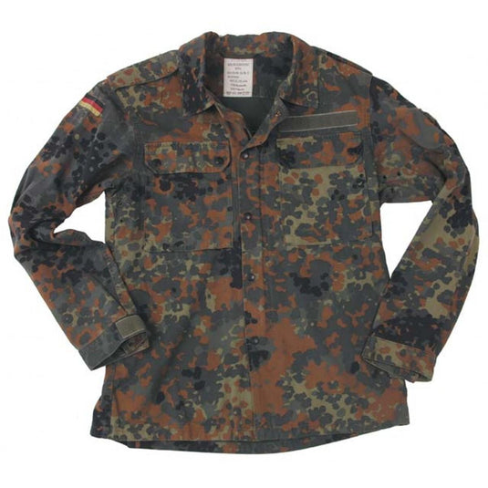 camicia da combattimento esercito tedesco usata camouflage 