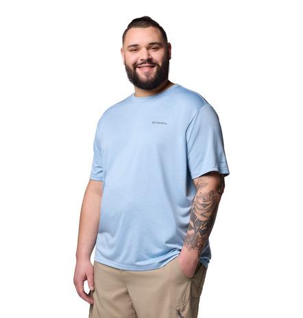 T-shirt tecnica Columbia Hike™ da uomo - Taglia forte azzurro<BR/> 