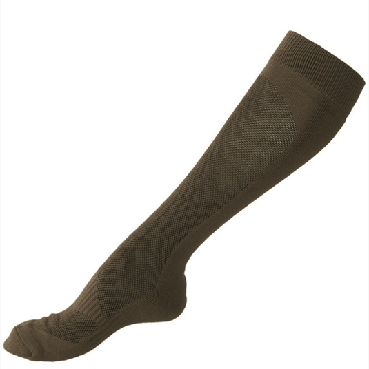 Calza tattica lunga militare in COOLMAX Verde Oliva 