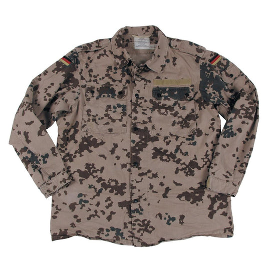 camicia da combattimento esercito tedesco usata camouflage 