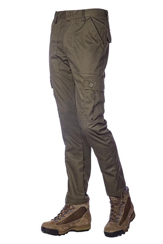 Pantalone guidoriccio teflon poly\cotone Verde militare 