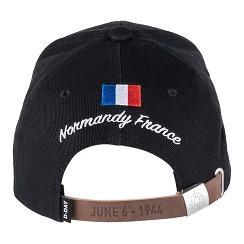 Cappellino da baseball sbarco in normandia D-Day 1944 NERO 