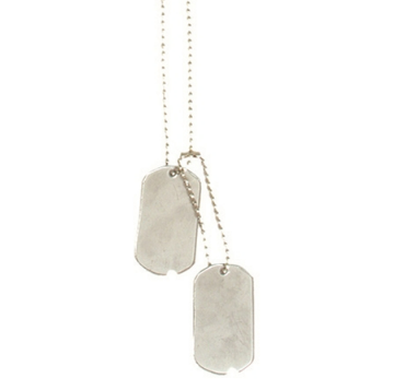 DOG TAG'S piastrine USA WWII set repro 