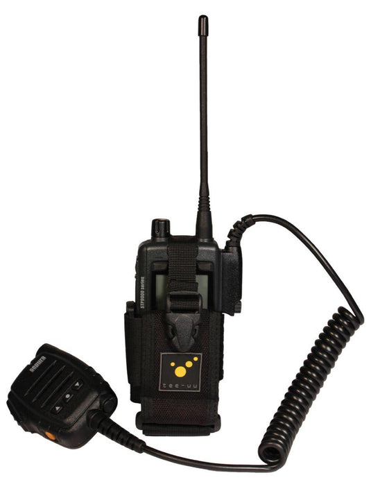 Ring portaradio portacellulare in cordura nero 