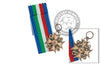 RANKS State Police seniority medal with ribbon 25 years Bronze