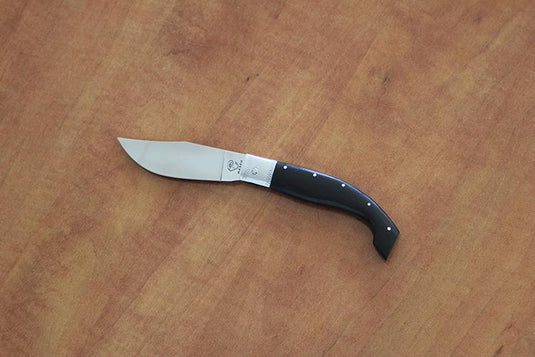 pieghevole arburese manico corno nero lama cm 10 