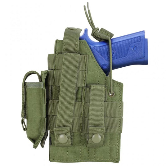 fondina universale ambidestra molle in cordura VERDE 