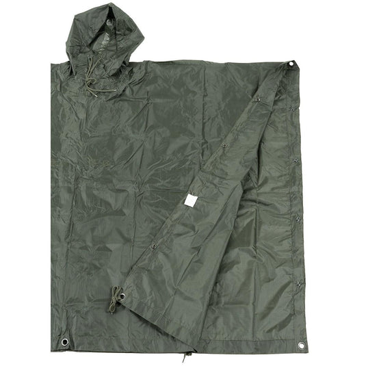 poncho rip-stop VERDE OLIVA 144x223cm 