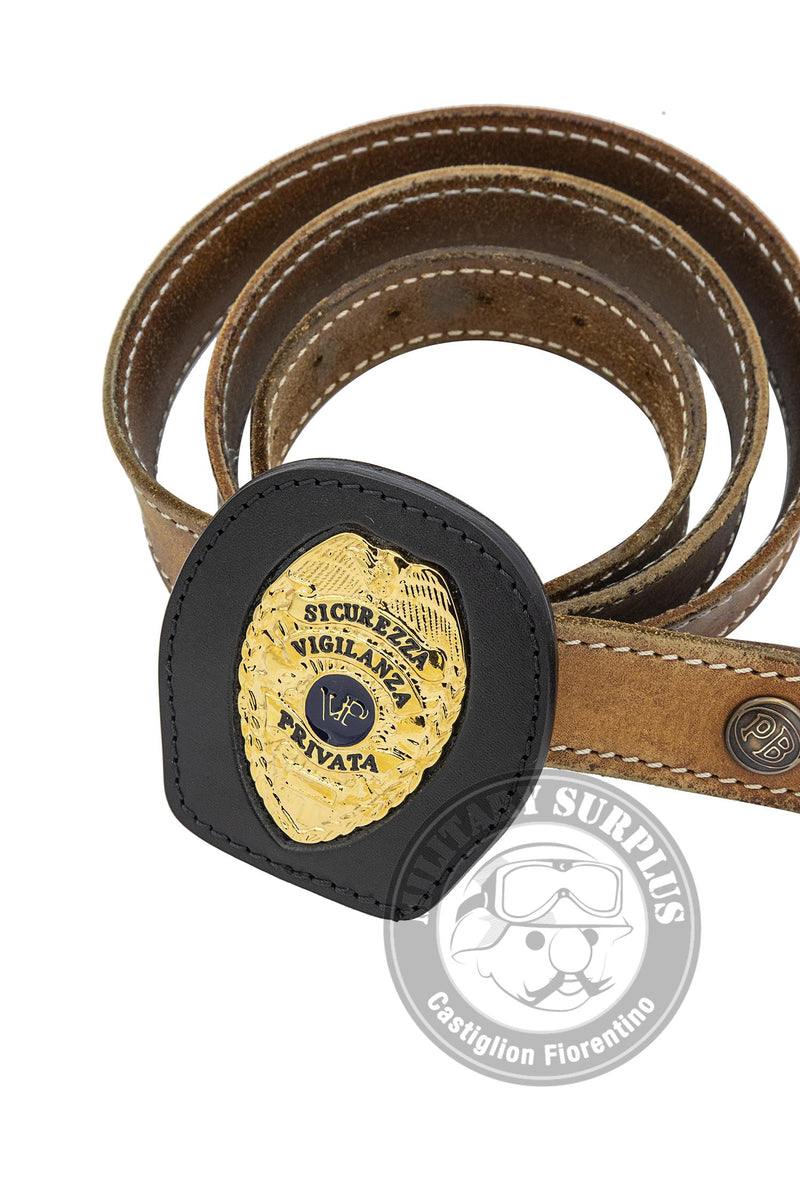 Carica immagine in Galleria Viewer, portaplacca con clip guardia giurata vigilanza scudo americano 
