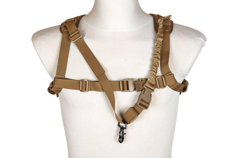 Load image into Gallery viewer, sling harness tacotherium cinghia con imbraco pettorale COYOTE BROWN 
