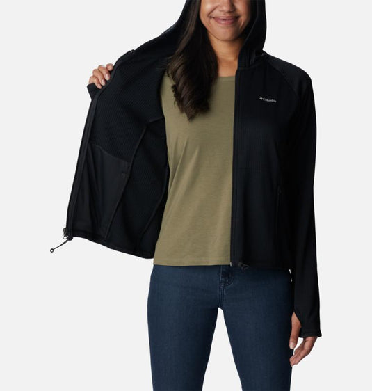 giacca in pile boundless trek™ grid Columbia donna Nero 