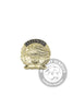 ASCOT Placca in metallo con clip CARABINIERI matricolata ORO