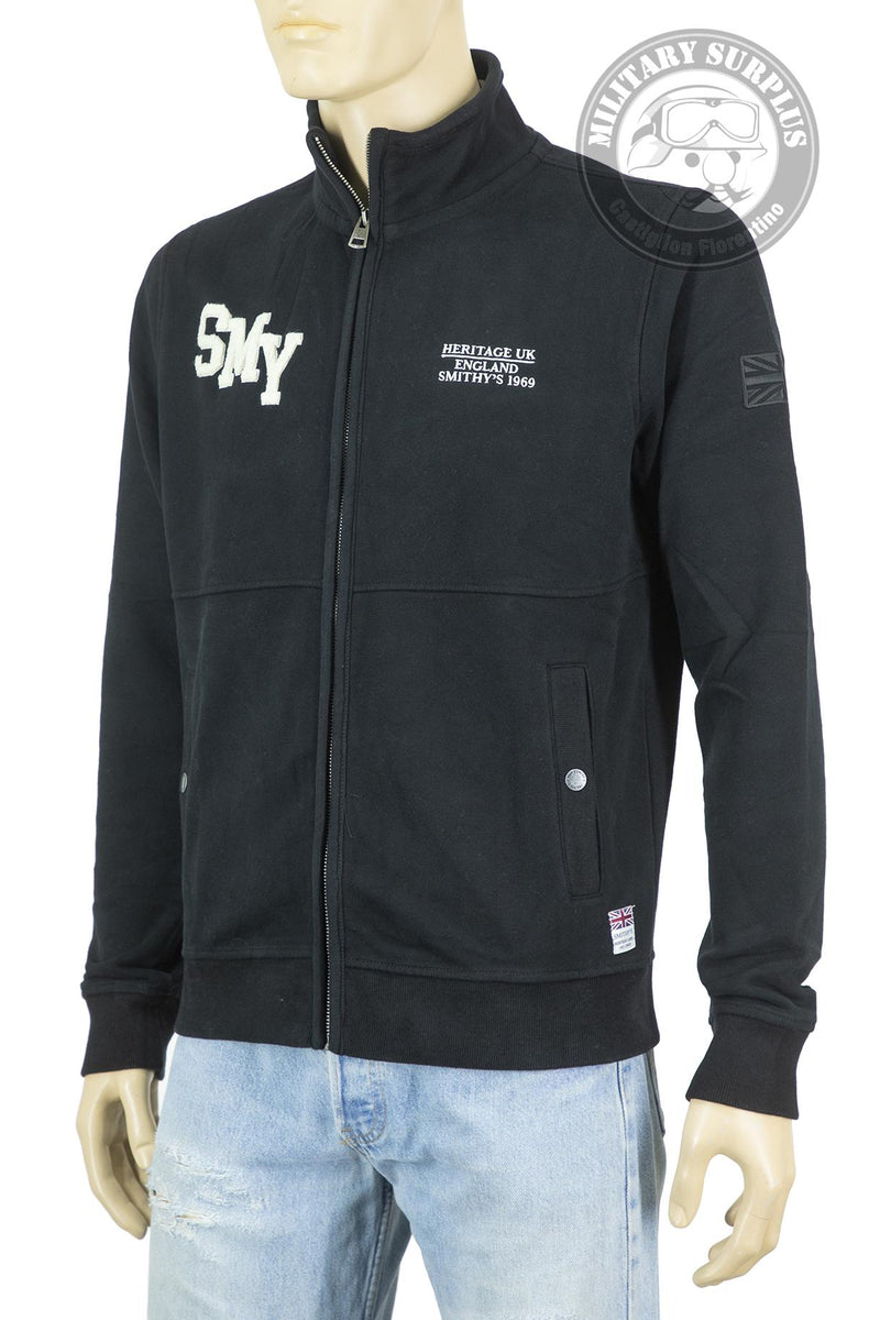Load image into Gallery viewer, Smithy's felpa full zip uomo Nero 
