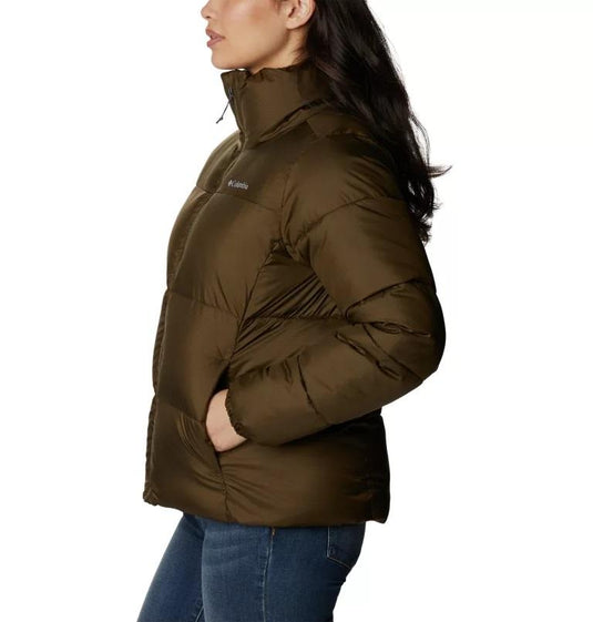 puffect™ jacket piumino donna ultraleggero COLUMBIA Verde Oliva 