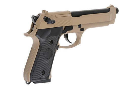 m92 blow back pistol replica (co2) - tan 