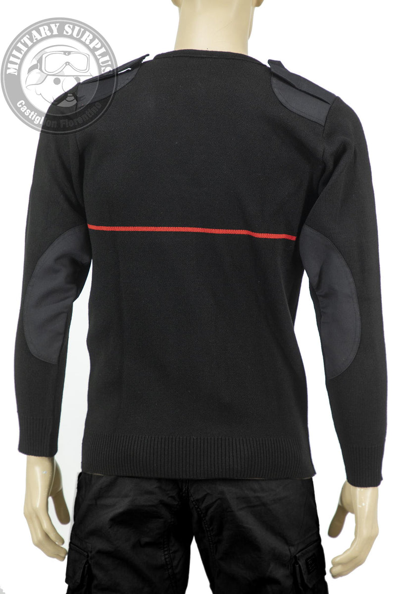 Carica immagine in Galleria Viewer, Maglioncino scollo v con zip CARABINIERI in maglia misto lana 
