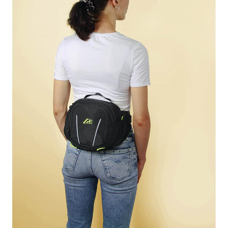 Carica immagine in Galleria Viewer, Marsupio DELTA  in nylon rip-stop NERO 
