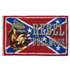 101 INC economic polyester flag 100 x 150 REBEL CONFEDERATE BULLDOGS