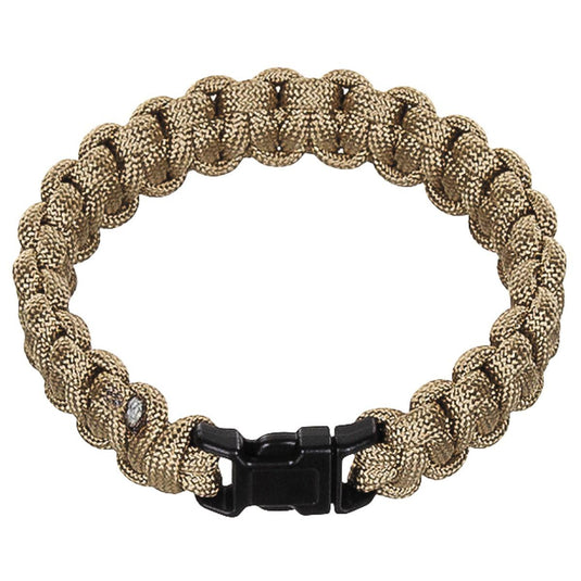 paracord survival bracelet tan 