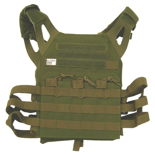 EXAGON CORPETTO TATTICO VERDE  BODY ARMOUR PLATE CARRIER 