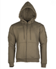 MIL-TEC Tactical Full Zip Hoodie with Velcro Ranger Green