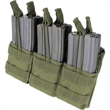 portacaricatore rapido triplo 6 posti molle ma44 VERDE 