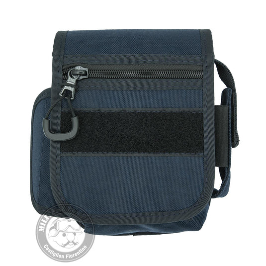 Borsetto multiuso in cordura per cinturone colore blu 