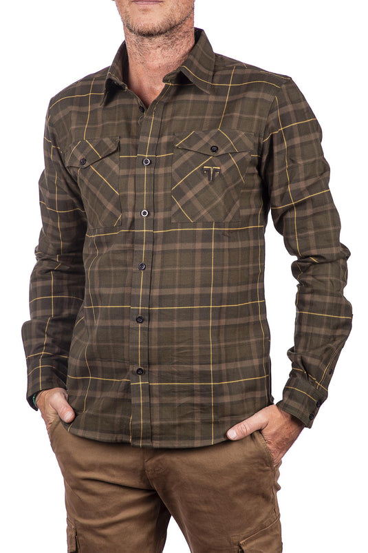 Sella man shirt FOREST GREEN 