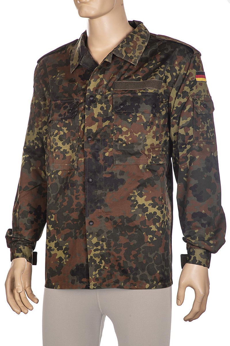 Load image into Gallery viewer, camicia da combattimento esercito tedesco usata camouflage 
