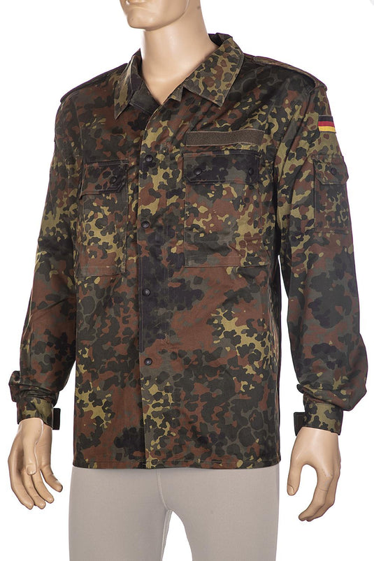 camicia da combattimento esercito tedesco usata camouflage 