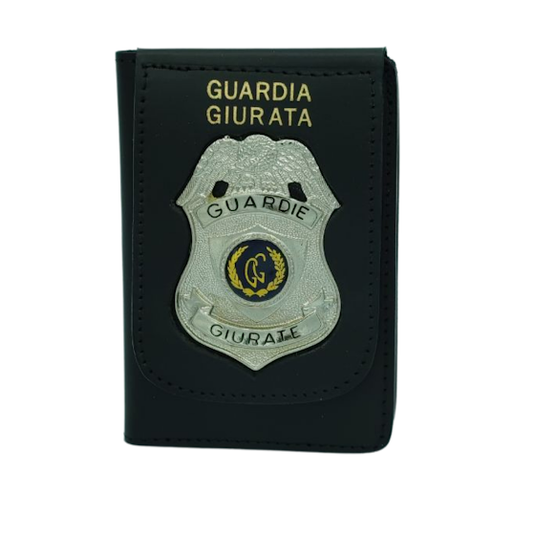 portafoglio portaplacca polizia guardia giurata 