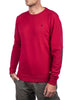 SMITHY'S men's crew-neck knitted sweater in Red