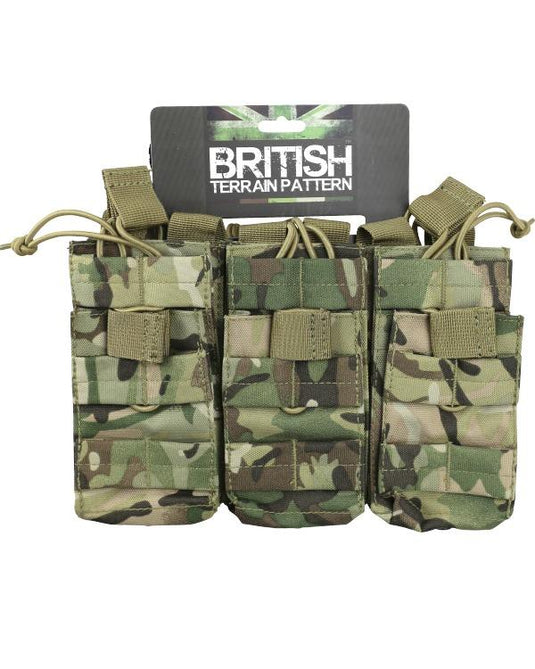 triple mag pouch m4 molle system 