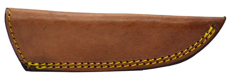 Load image into Gallery viewer, coltello caccia manico legno fodero cuoio lama cm 12 
