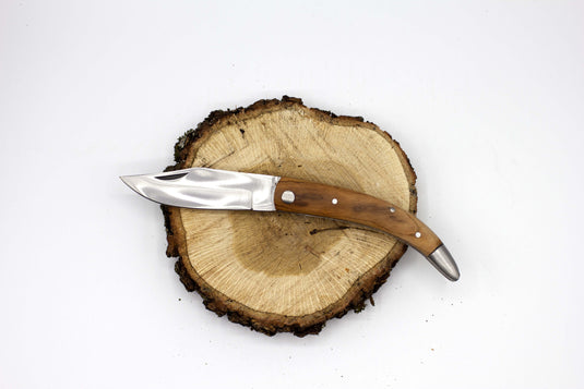 coltello pieghevole mostrine acciaio lama cm 8,5 
