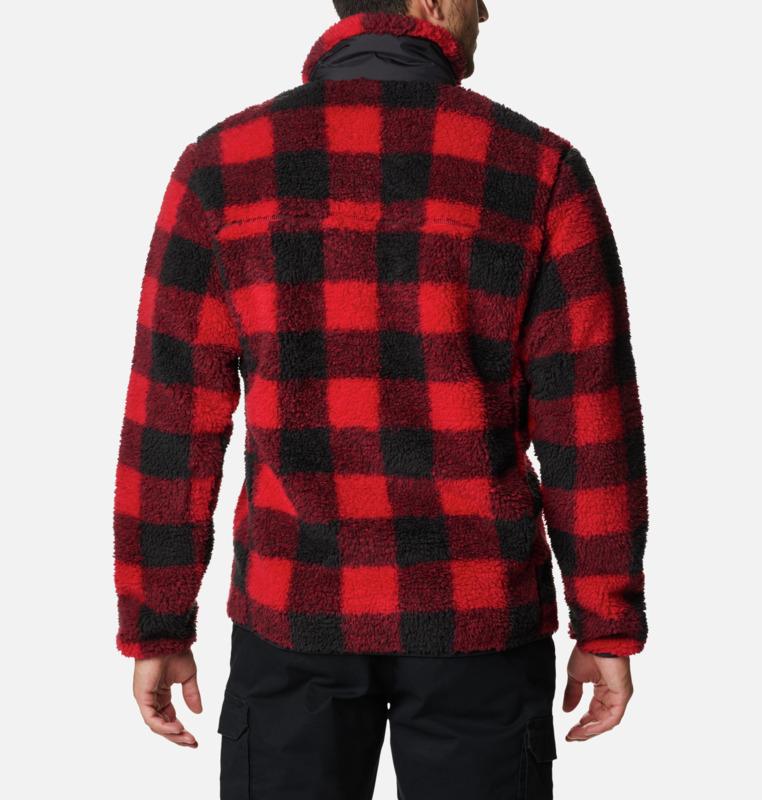 Load image into Gallery viewer, WINTER PASS GIACCA ORSETTO UOMO A QUADRI ROSSO E NERO 
