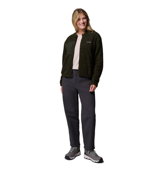 Bomber in pile Stellar Path™ da donna verde melange 