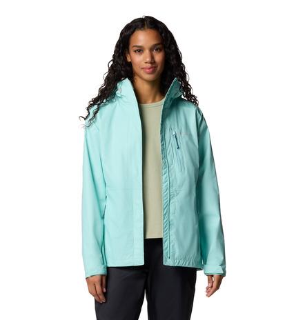 Giacca impermeabile COLUMBIA da hiking Pouring Adventure™ III da donna acquamarina 
