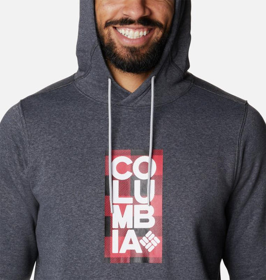 basic logo hoodie man columbia 