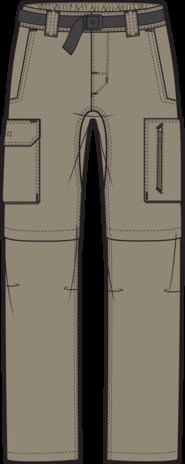 Load image into Gallery viewer, pantaloni da camminata convertibili silver ridge™ utility da uomo COLUMBIA 
