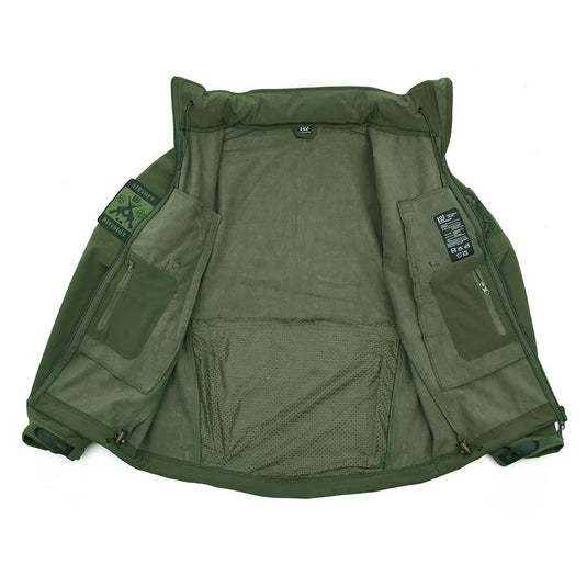 Jacket Softshell tattico Verde Oliva<BR/> 