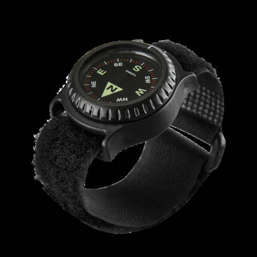Wrist Compass T25 - Black<BR/>Bussola da polso nera<BR/> 