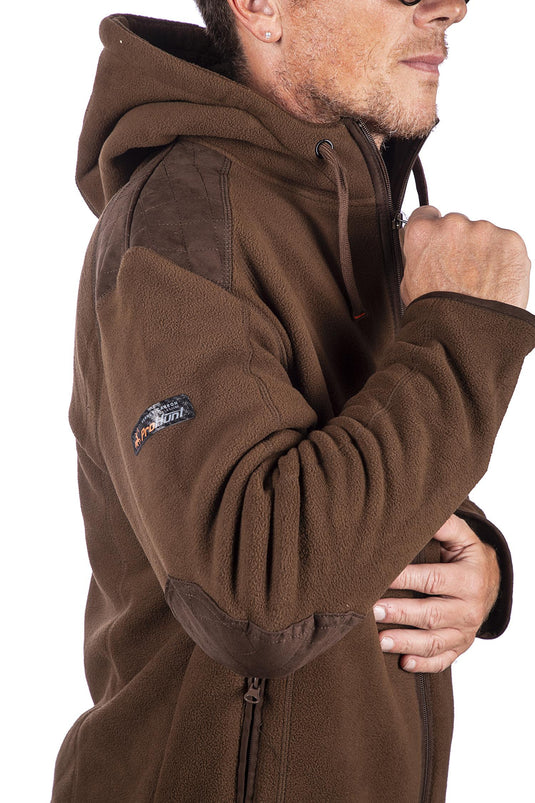 giacca condor in pile con cappuccio Verney-Carron 
