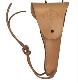 Carica immagine in Galleria Viewer, Riproduzione della fondina in cuoi per Colt 1911 US WWII  MARRONE 

