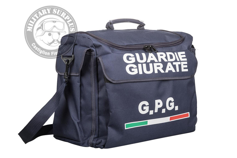 Load image into Gallery viewer, Borsone Guardie Giurate in cordura blu con tracolla 
