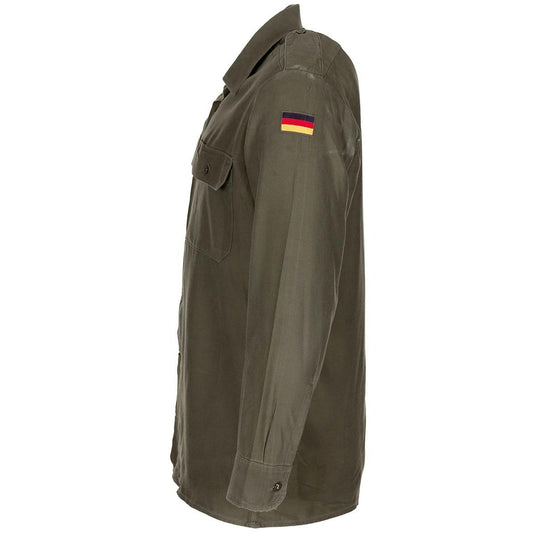 Camicia da combattimento esercito tedesco usata verde 